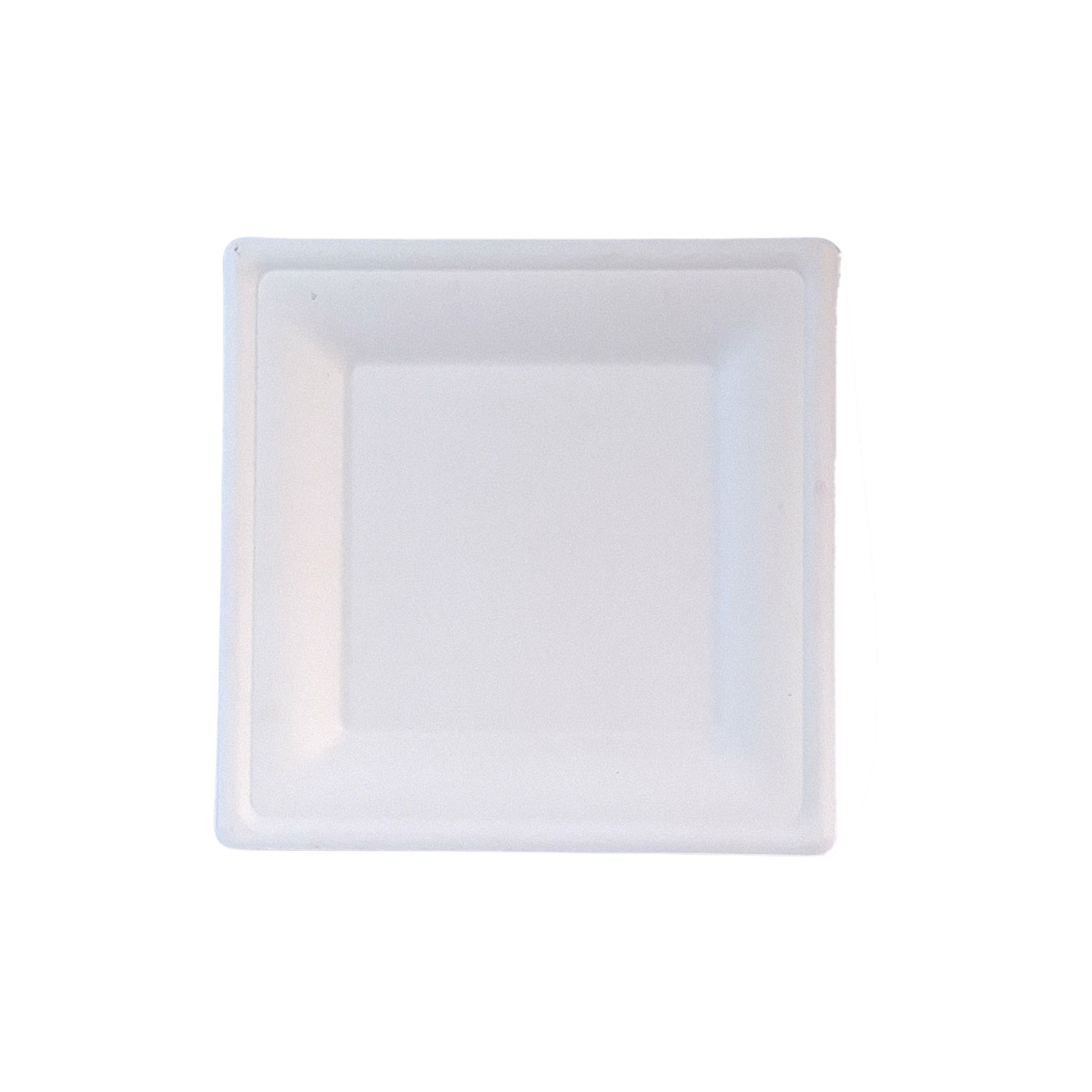 Plato Cuadrado Compostable #8 MEDIANO (20x20cm)