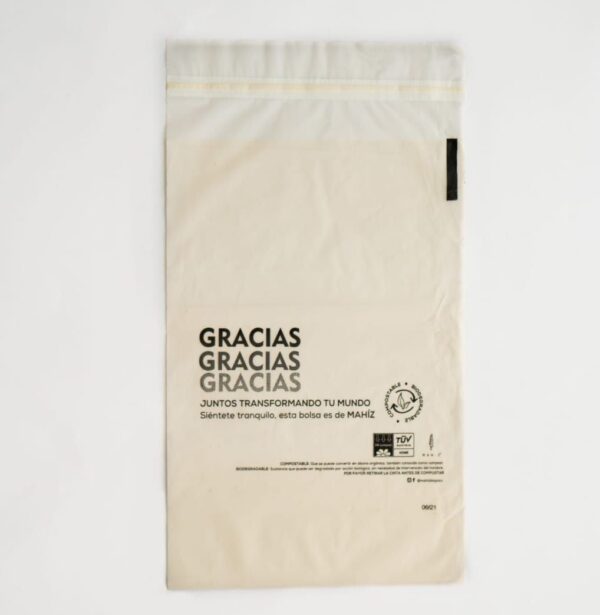 Bolsa Para Envíos Pequeña - Beige (17x26cm) x 50 Unidades - Imagen 2