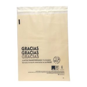 Bolsa Para Envíos Grande - Beige (30x40cm) x 50 Unidades