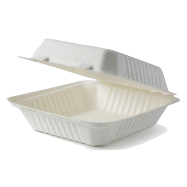 Portacomida P1 Compostable Sin divisiones
