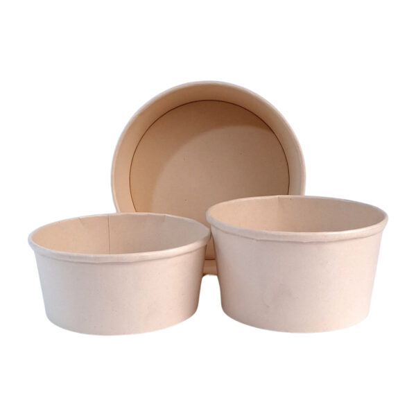 Bowl de Caña de Azúcar Compostable - 32 onzas - CON TAPAS x 25 Unidades - Imagen 5