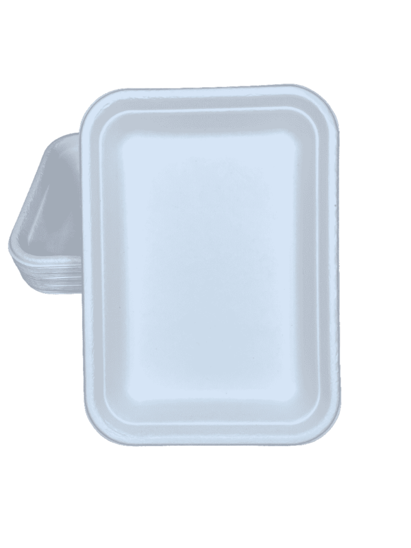 bandeja compostable #7 de caña de azúcar