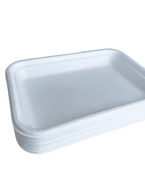 bandeja compostable #7 de caña de azucar