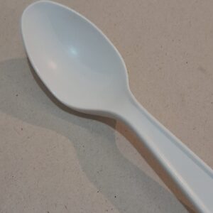 cuchara compostable de maíz, desechable
