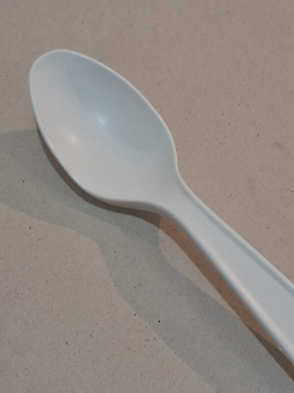 cuchara compostable de maíz, desechable