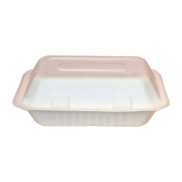 Portacomidas J1 Compostable De Caña de Azúcar - Imagen 2