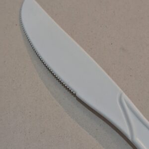 cuchillo compostable de maíz, desechable