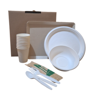 vajilla compostable ecológica, biodegradable, ecolovers