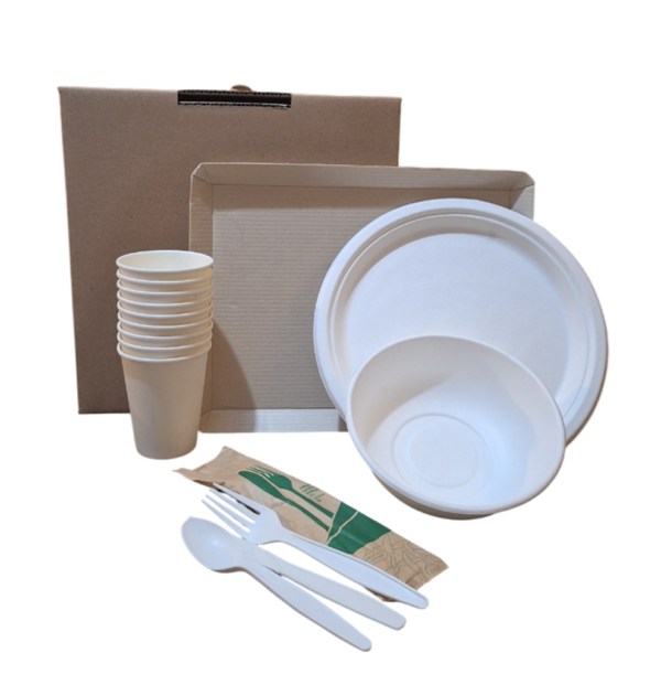 vajilla compostable ecológica, biodegradable, ecolovers