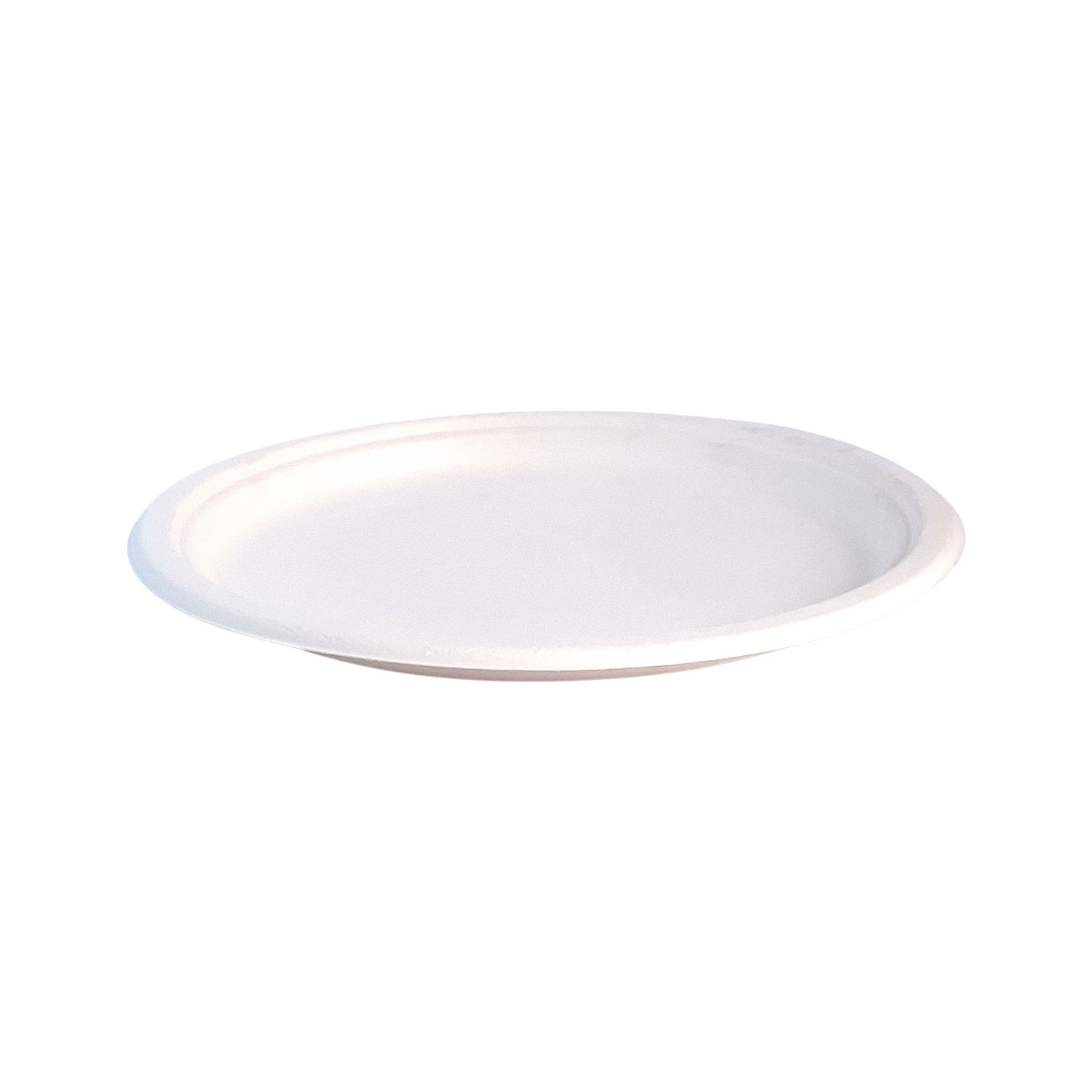Plato Redondo Compostable #9 MEDIANO (23cm)ø - Imagen 2