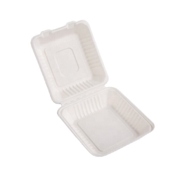 portacomidas compostable P1 de caña de azúcar