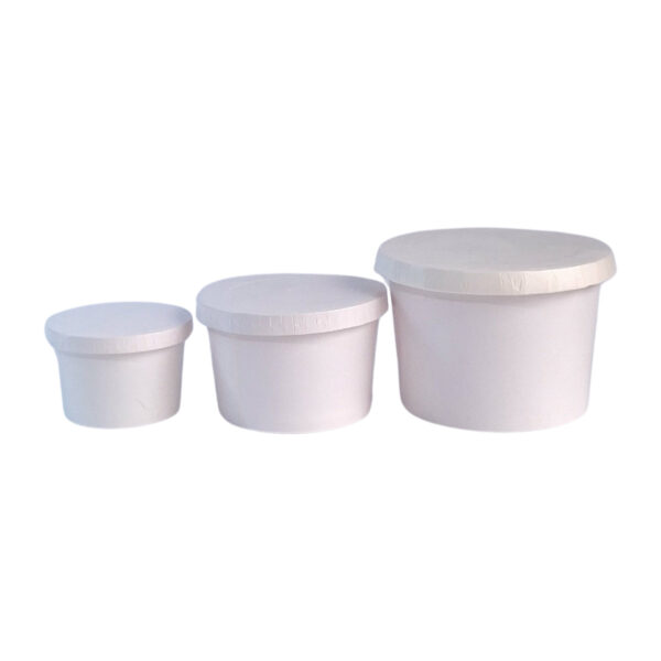 Contenedor 16 onzas de Papel Compostable - Con o Sin Tapa x 25 Unidades - Imagen 7