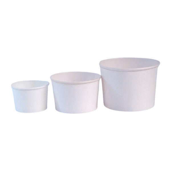 Contenedor 16 onzas de Papel Compostable - Con o Sin Tapa x 25 Unidades - Imagen 3