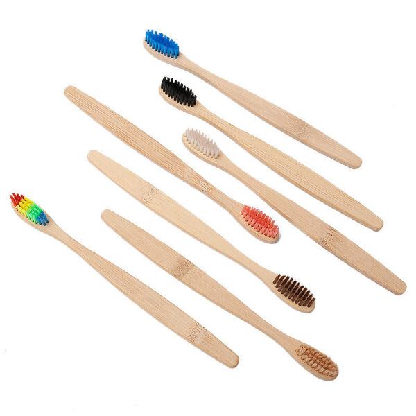 Cepillo de dientes de bambú biodegradable - Ecolovers - Imagen 2