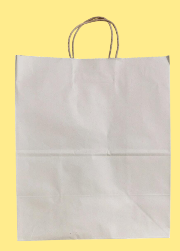 Bolsas de Papel Con Tiras Earthpact #2 (26.5x33+17.5cm)