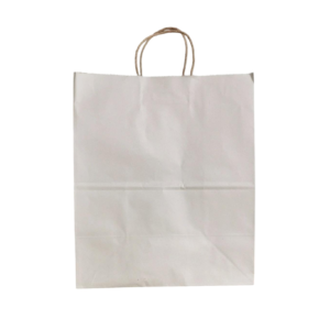 bolsa ecológica de papel tira trenzada