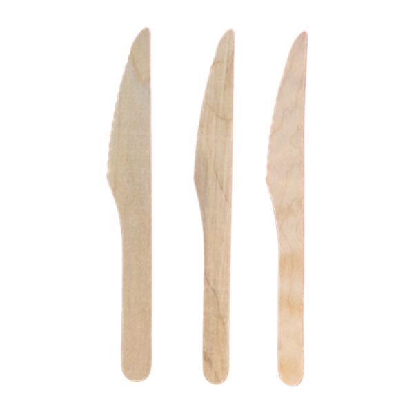 Cuchillo de Bambú Compostable 16cm (2.000 uds) - Imagen 2