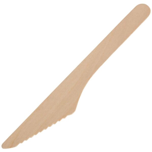 cuchillo ecológico, cuchillo desechable compostable, cuchillo de bambú, cubiertos