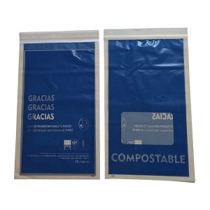 Bolsa de Maíz Para Envíos pequeña Azul (17.5*26+4 cm) x 50 Unidades