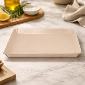 Bandejas Biodegradables, resistentes y libres de plástico