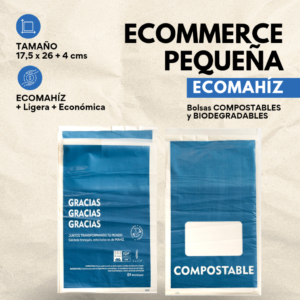 bolsa ecológica compostable y biodegradable bolsa de maíz